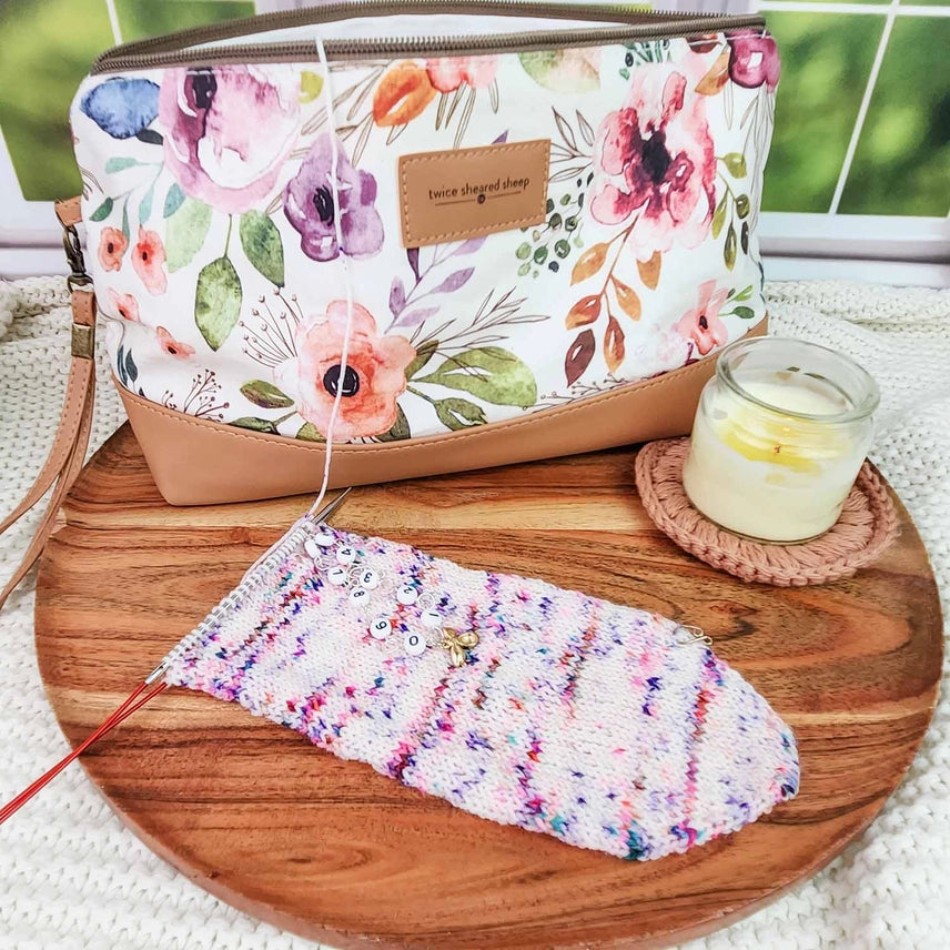 Spring Floral Trinity Bag by Twice Sheared Sheep