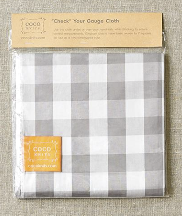 Cocoknits Check Your Guage Cloth