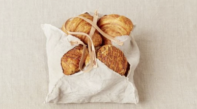 CoCoKnits Rustic Linen Four Corner Bag