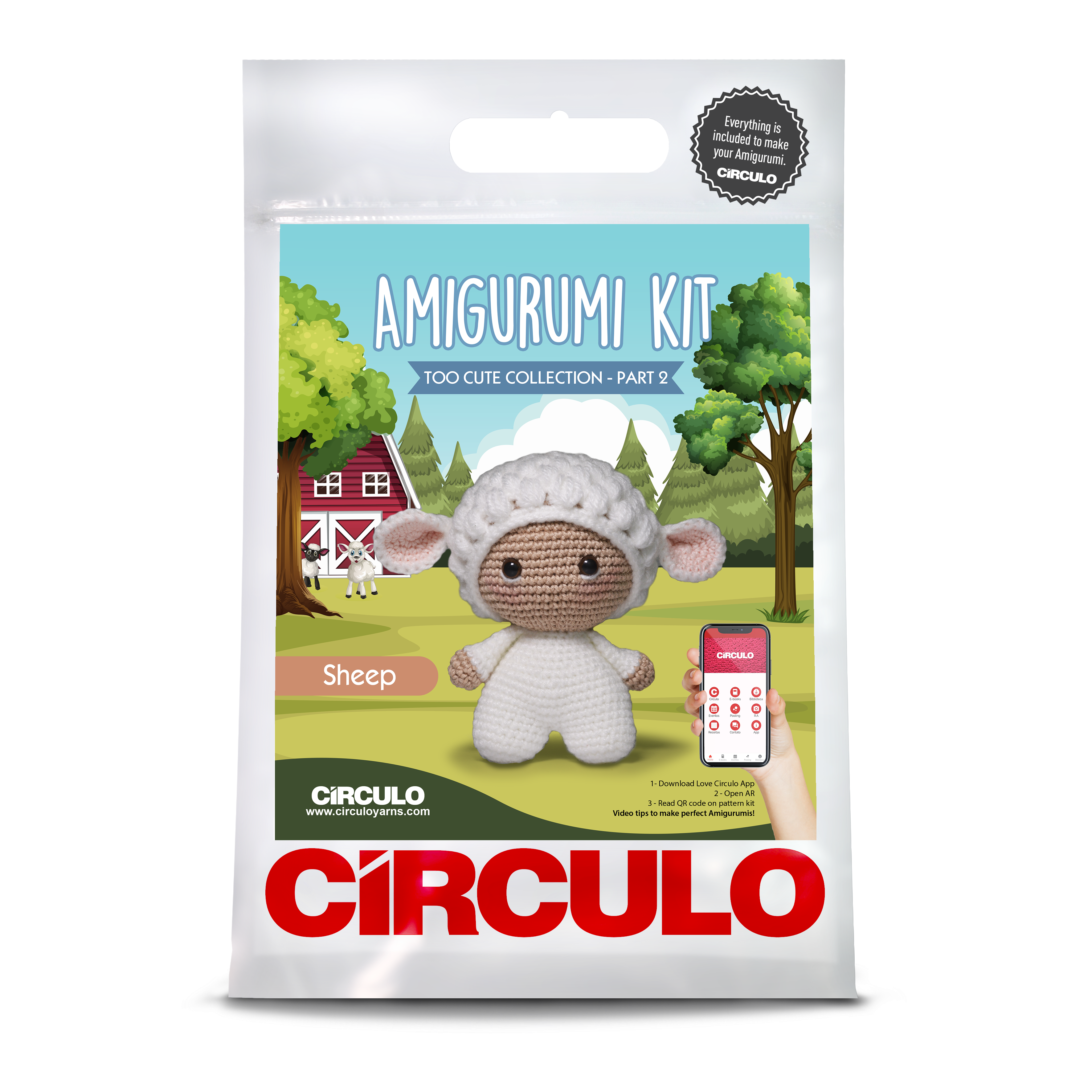 Circulo Amigurumi Kit - Too Cute Collection (Ladybug)