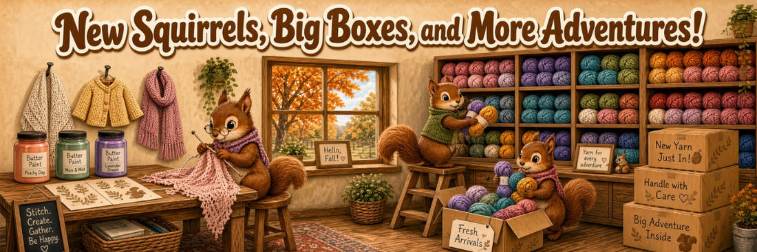New Squirrels, Big Boxes, and More Adventures!