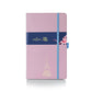 Sheaffer Emily in Paris Medium Notebook 90 GSM Ink Friendly Paper with Embossed Eiffel Tower - Pink