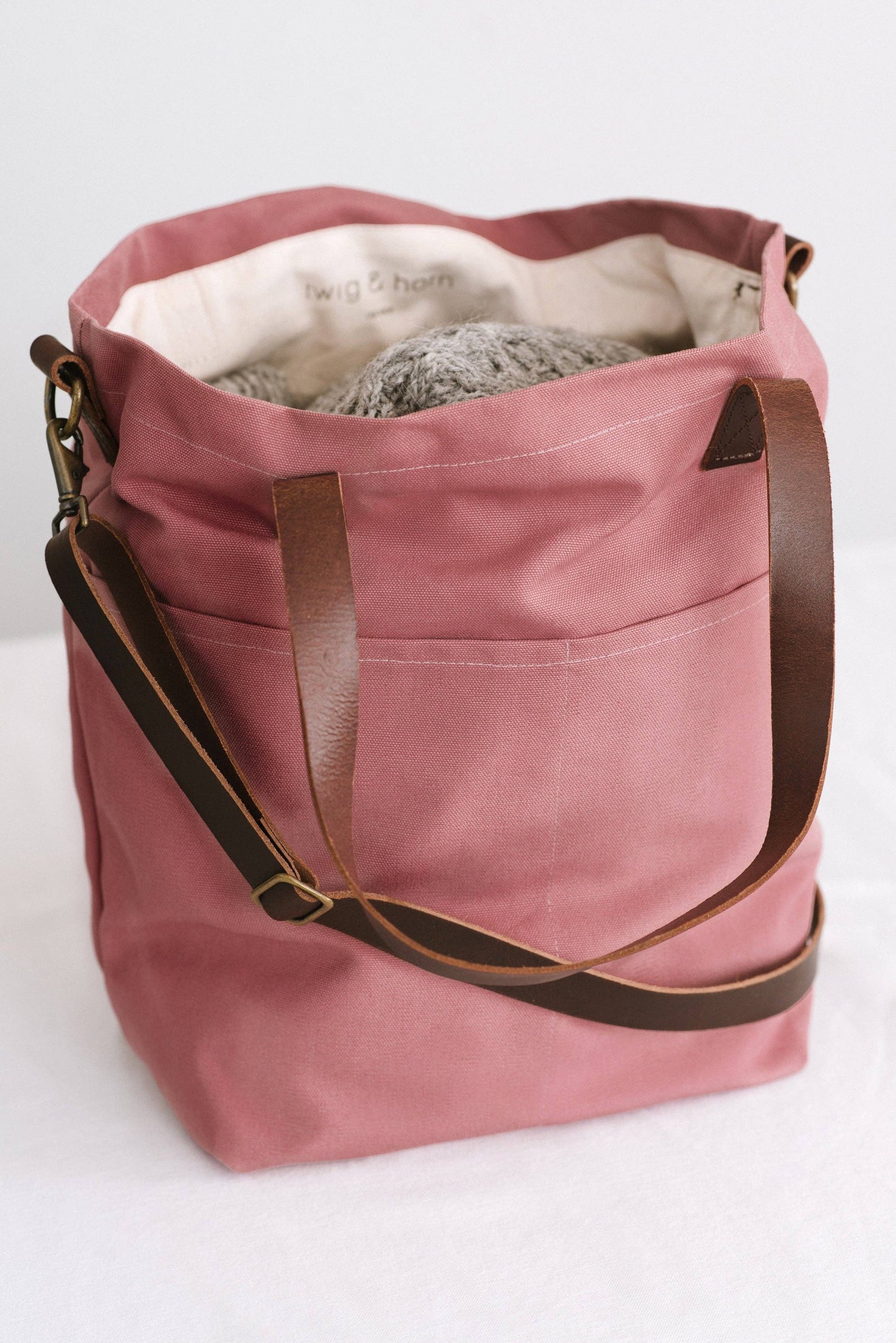 Canvas Crossbody Project Tote