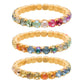 Oakland Stretch Bracelet in Fairy Dust Mix by Tova