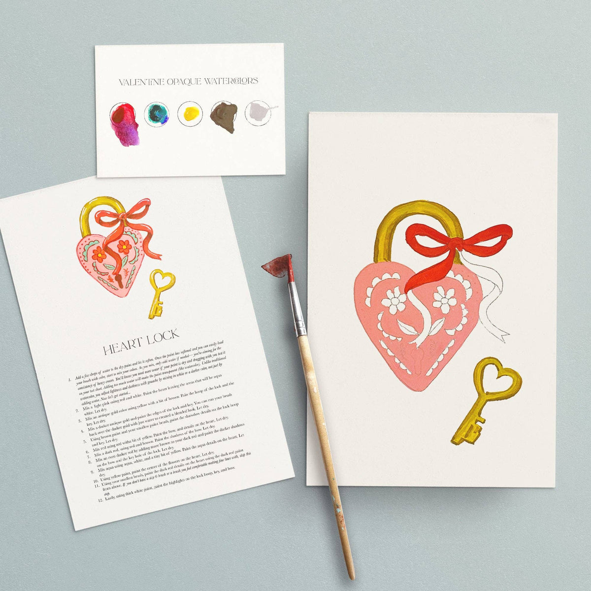 Antiquaria Watercolor Kit: Love Bomb