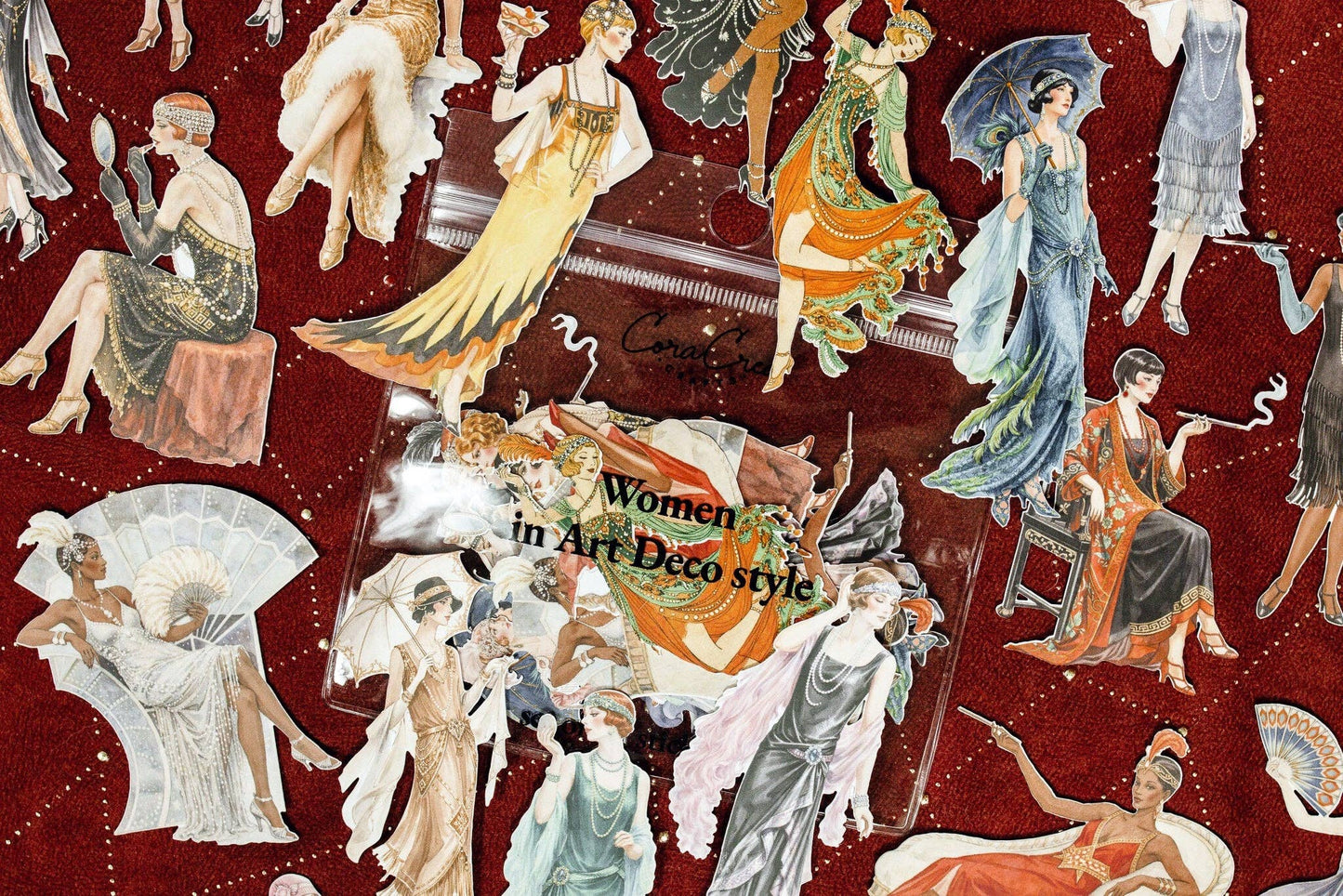 Women in Art Deco Sticker Pack