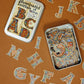 Illuminated Initials Sticker Tin Box
