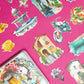 Italian Village Sticker Tin