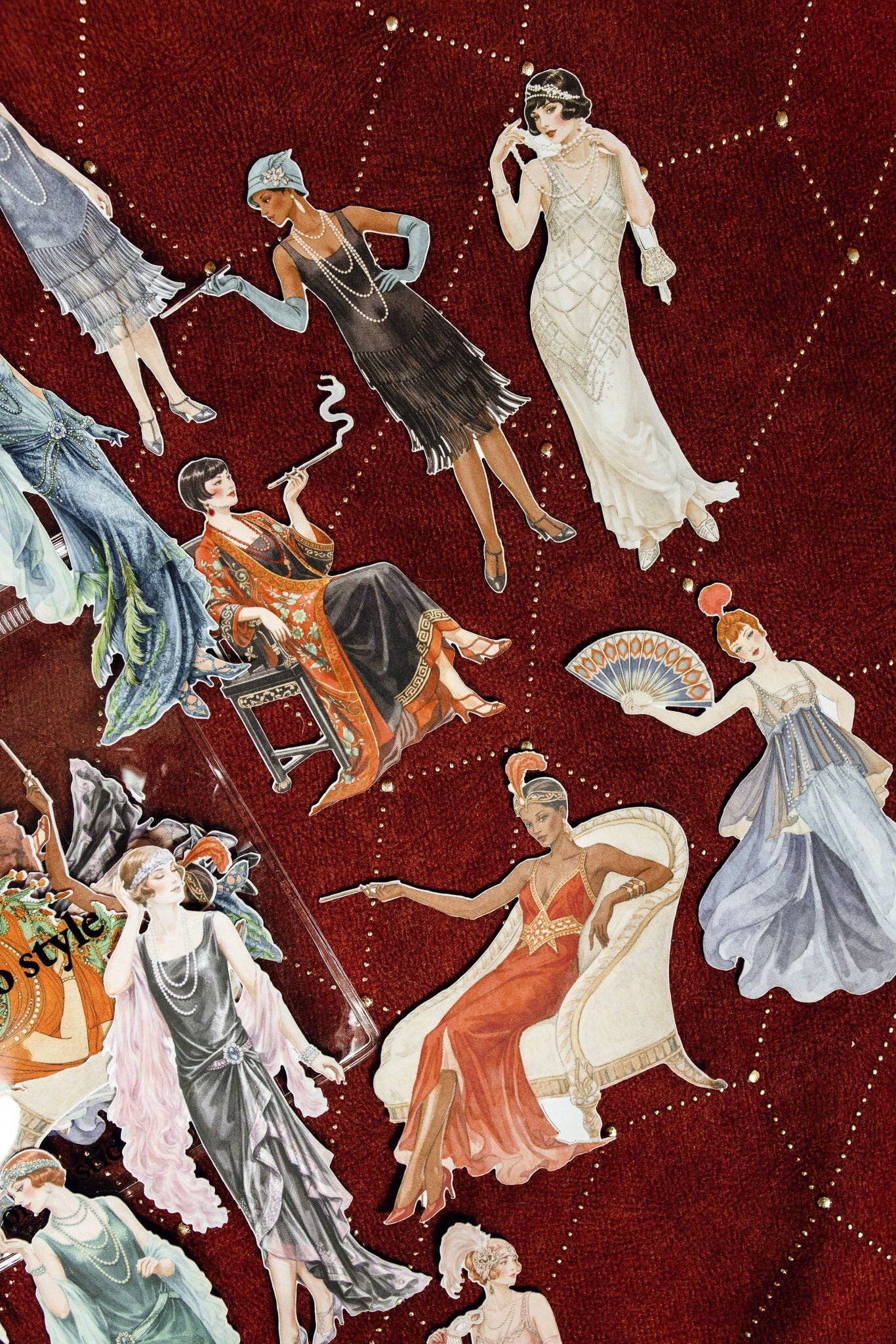 Women in Art Deco Sticker Pack
