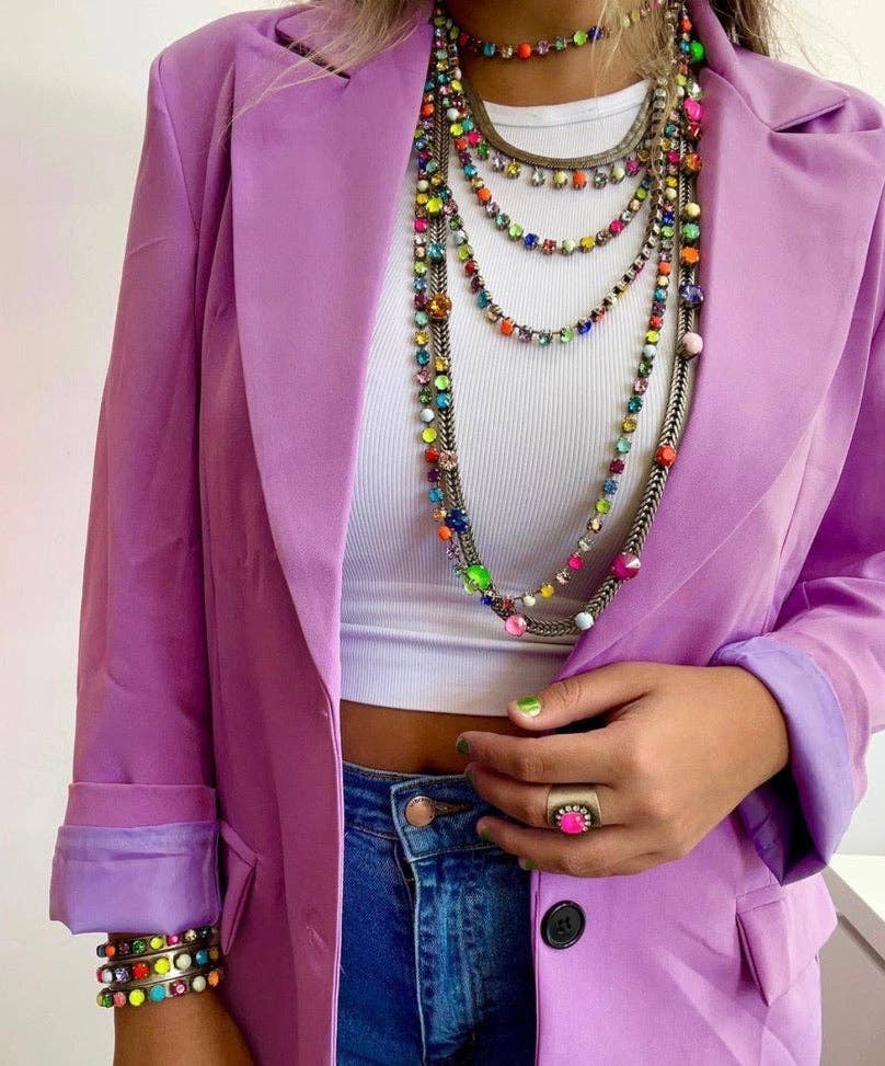 Sarina POP Necklace by TOVA (N115715GPOP)