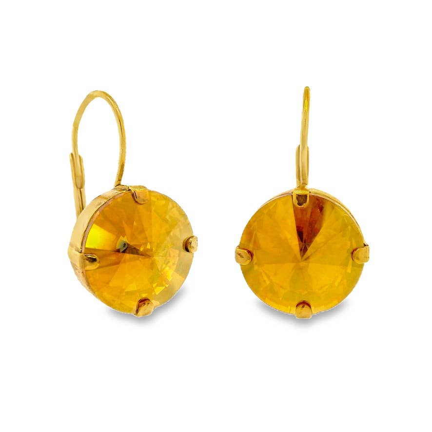 Caitlin Round Earrings by Tova