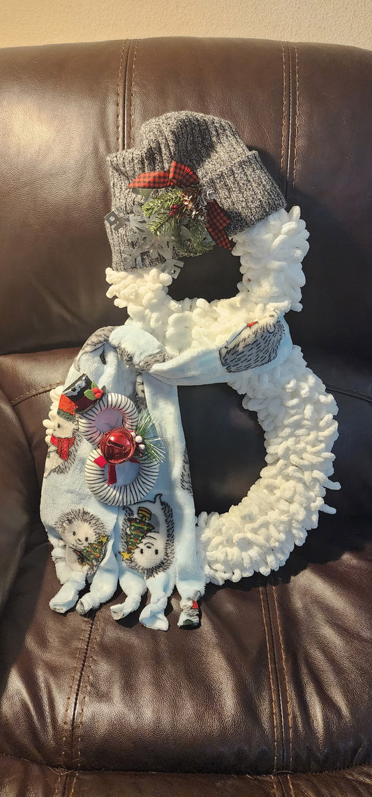 Snowman Wreath Workshop with Pat (Christmas in July)