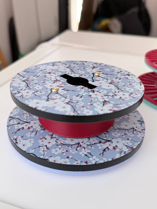 The Whirl - Moonlit Sakura Acrylic by Lemonwood