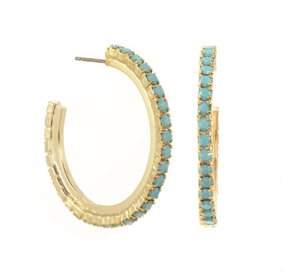 Slim Hoop Earrings by Tova