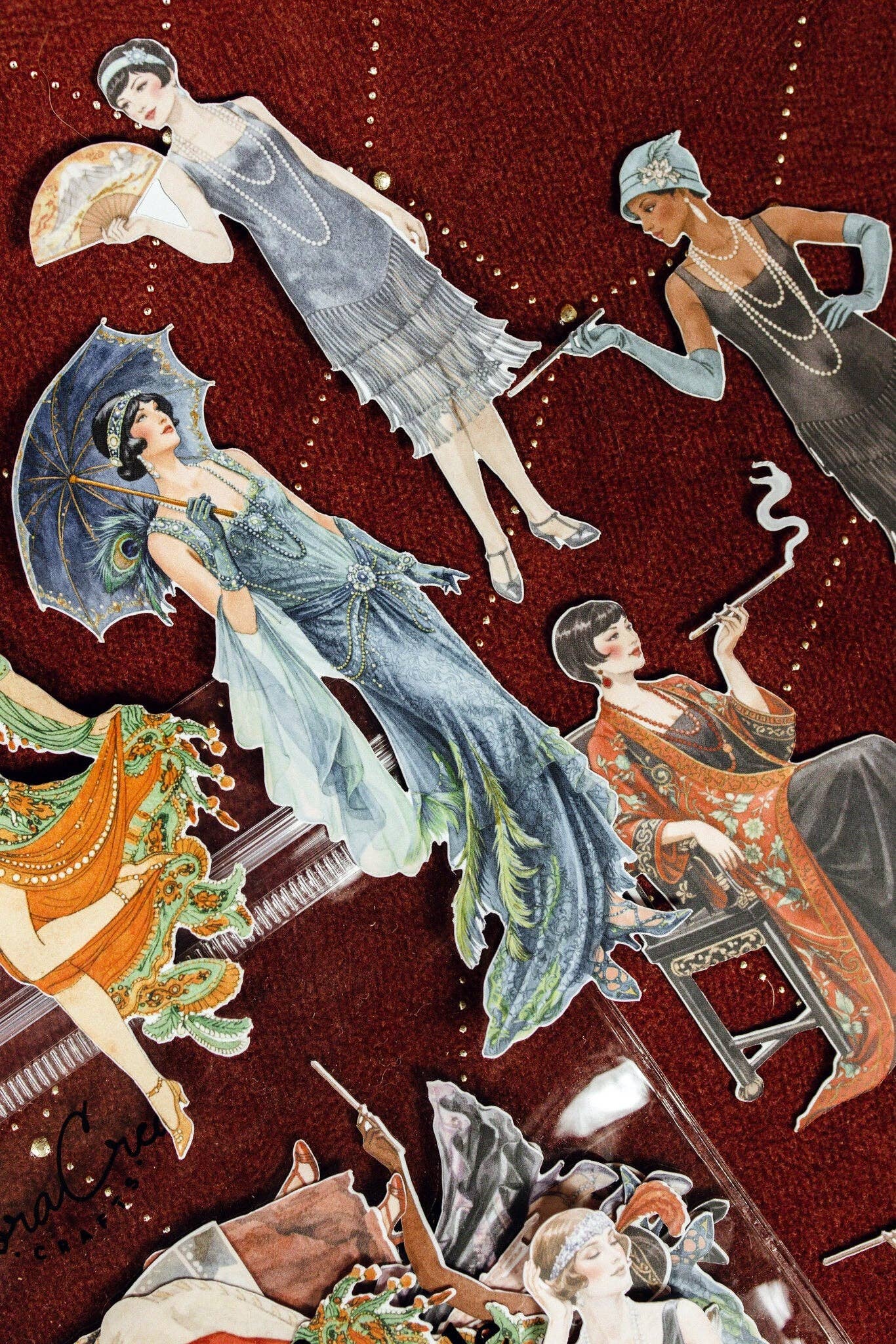 Women in Art Deco Sticker Pack