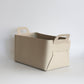 Vegan Leather Storage Basket Gift Box, Medium