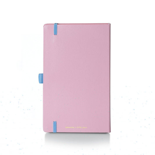 Sheaffer Emily in Paris Medium Notebook 90 GSM Ink Friendly Paper with Embossed Eiffel Tower - Pink