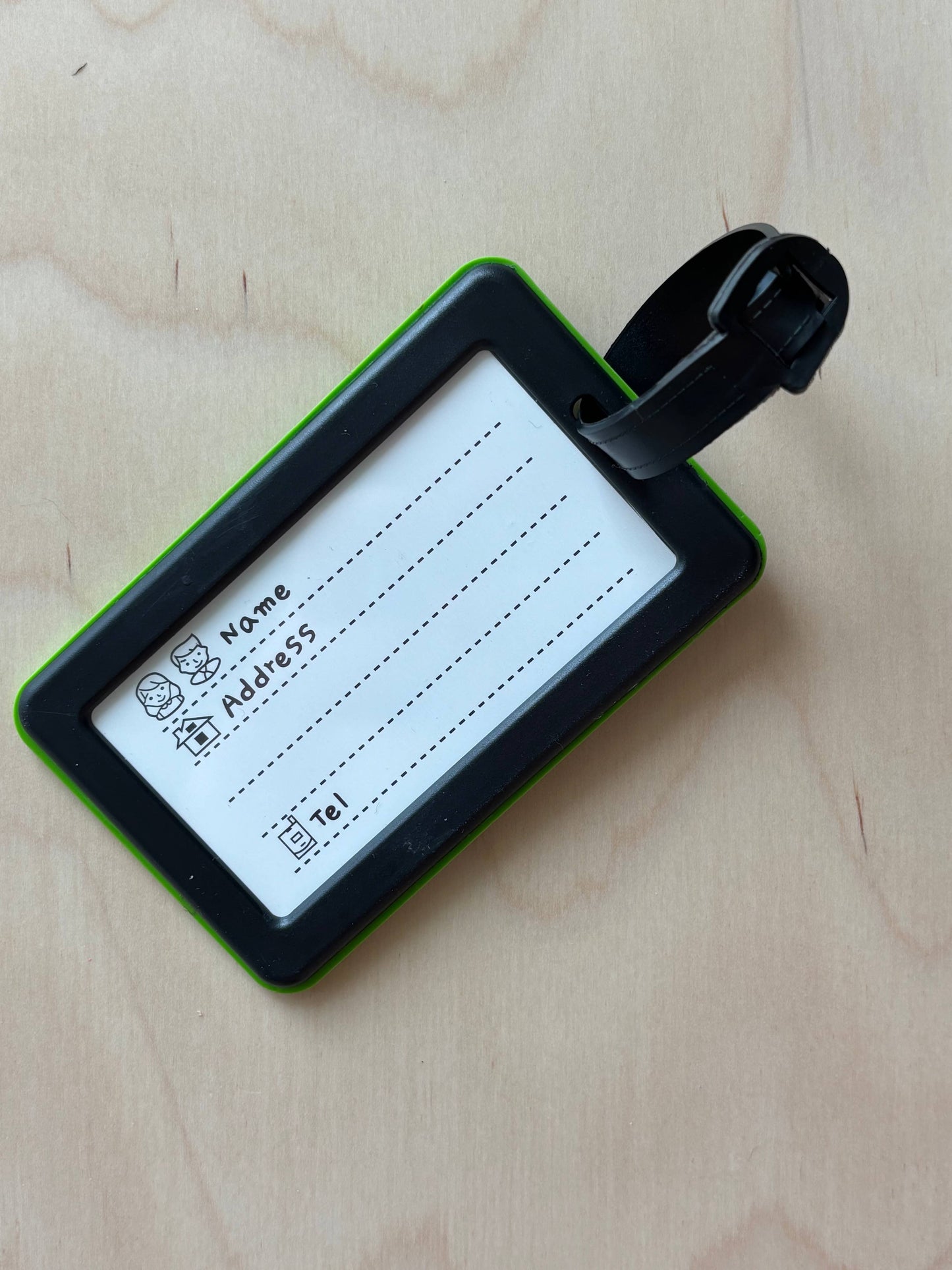 Yarn Traveler Luggage Tag - Knitting Crochet DIY Crafts