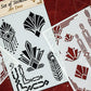 Art Deco Set of Stencils