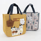 Kusuguru Japan | Signature Embroidered Cat 3-Way Canvas Bag