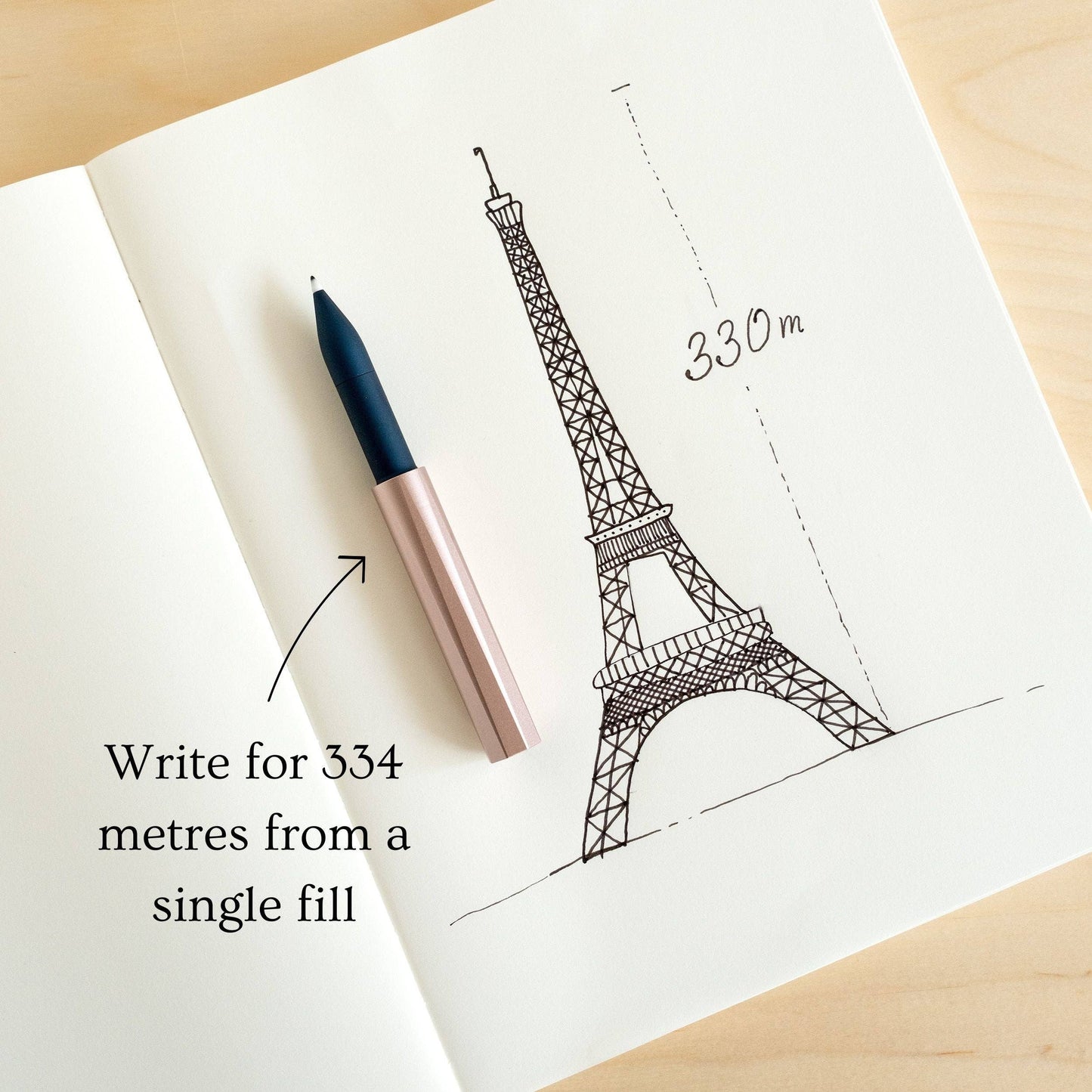 The Brass Wren - Refillable Writing Pen