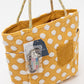 Kusuguru Japan Bobble Dot Textured Tote Bag
