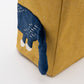Kusuguru Japan Embroidered Cat Small Tote Bag - Yellow