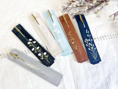 Elastic Pen Holder -Floral