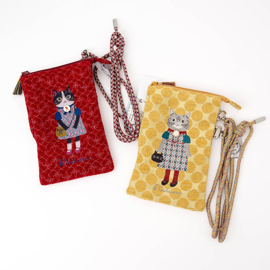 Kusuguru Japan "Honey Bean Princess" Jacquard Pouch (Copy)