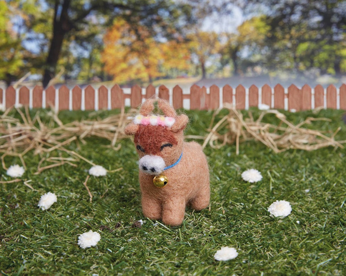 Simply Make Needle Felting Kit, Highland Cow, Craft Gift