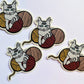 Yarn Kitten Vinyl Sticker - Knitting Knit Fiber Crochet