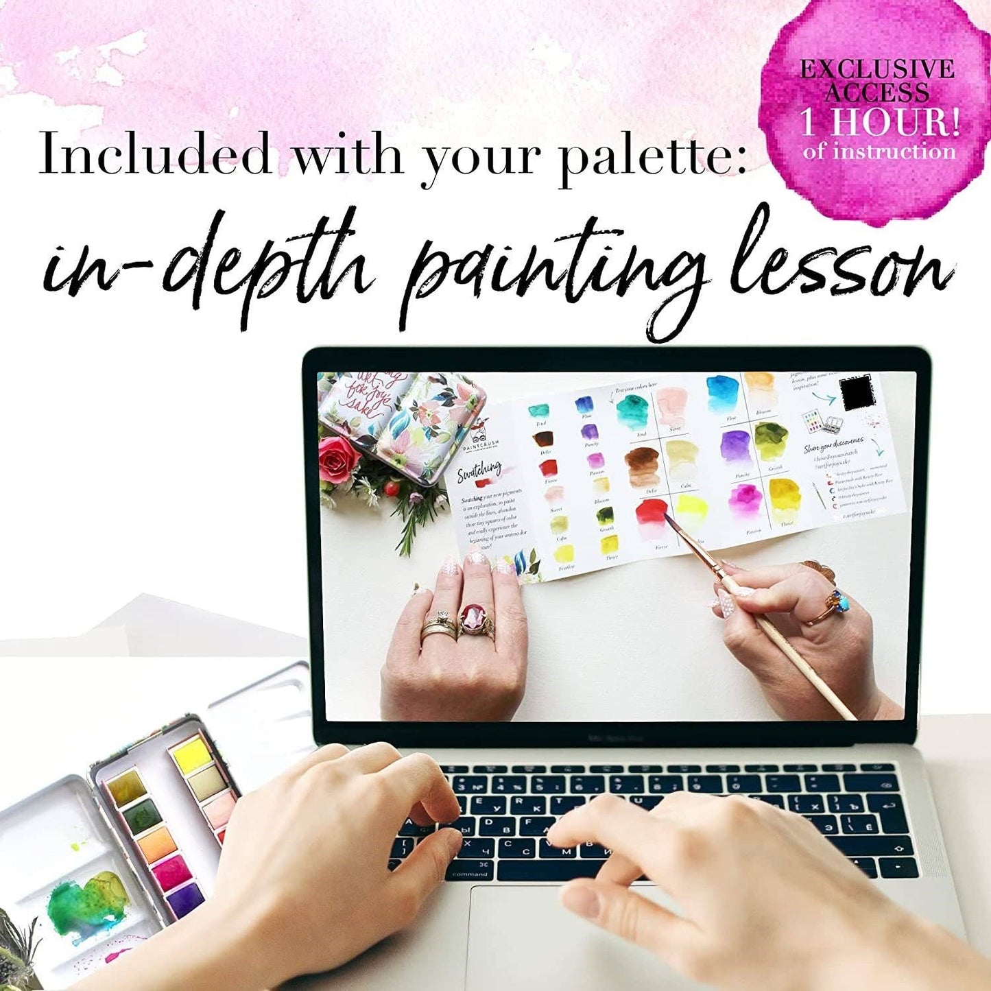 The Making Art for Joy's Sake Watercolor Palette