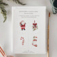 Classic Christmas Paintable Notecard by Emily Lex
