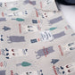 Kusuguru Japan Three Cats Embroidered Large Tote Bag - Gray