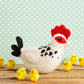 Sussex Chicken Needle Felting Kit | Beginner Craft Kit