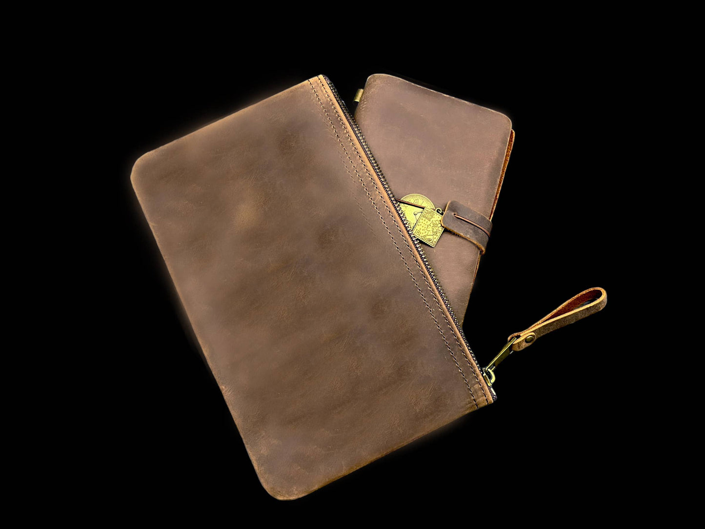 Traveler's Leather Set – Vintage Brown