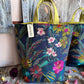 Knitting + Crochet Organizer Project Bag, Flora Hope Basket