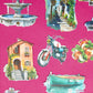 Italian Village Sticker Tin