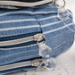 Kusuguru Japan Embroidered "Bowtie Cat" Multi-Dual Zi Pouch