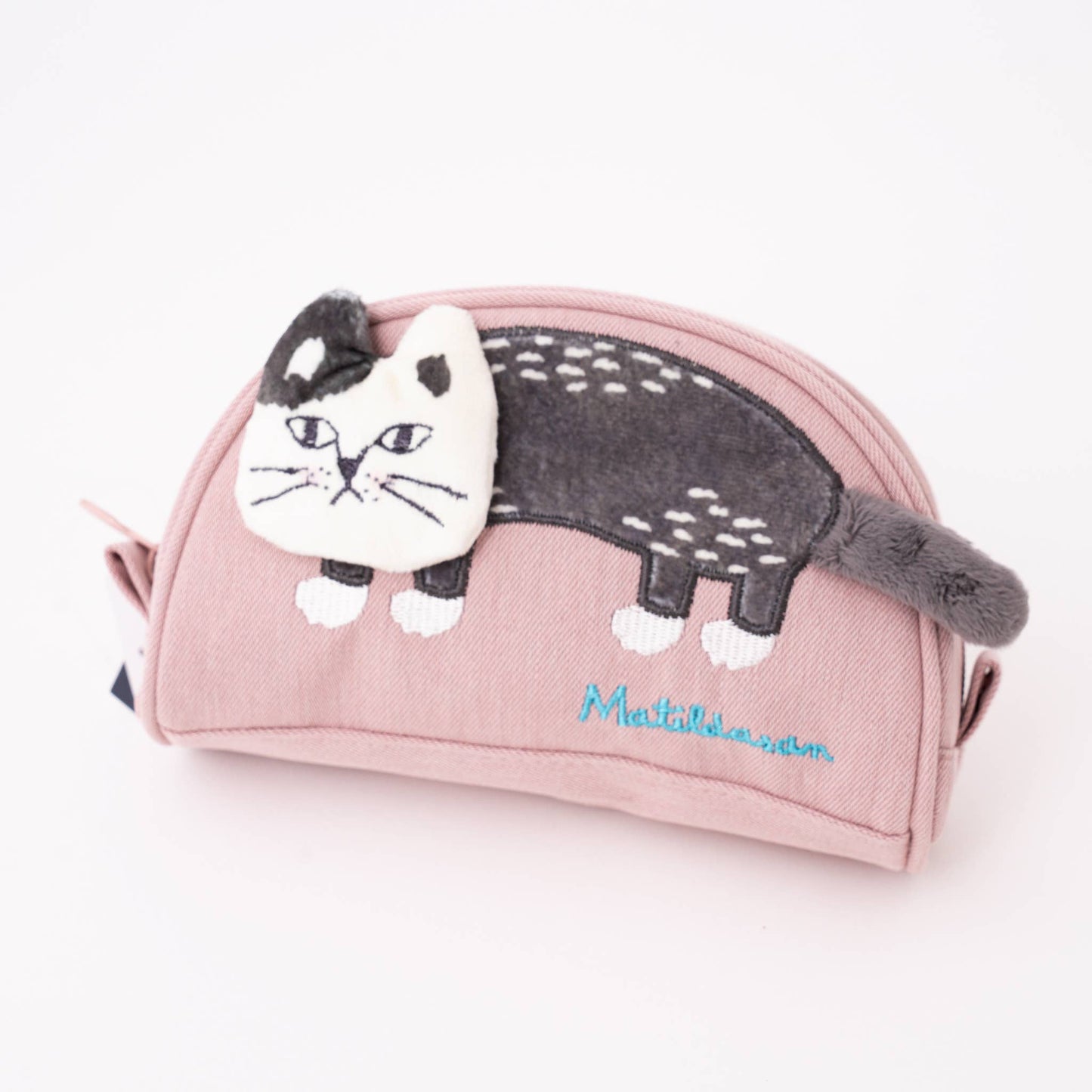 Kusuguru Japan Matildasan Cat Canvas Cosmetic Pouch Organize