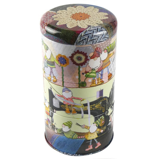 Crafting Gnomes Tall Stacking Tin by Emma Ball