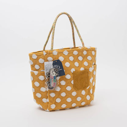 Kusuguru Japan Bobble Dot Textured Tote Bag