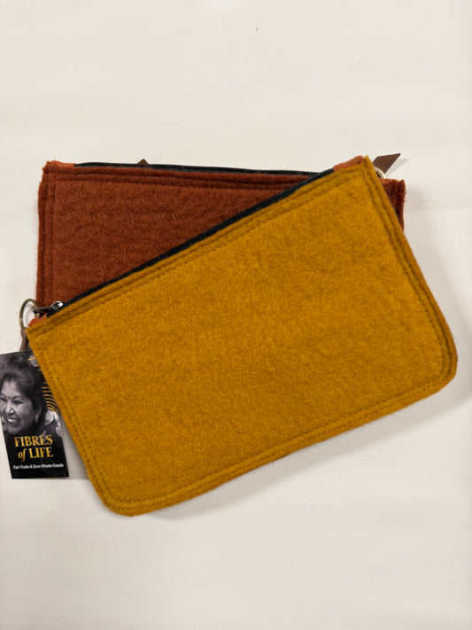 Modern 2-Tone Pouch by Fibres of Life