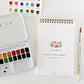 Spiral watercolor paper pad by Emily Lux
