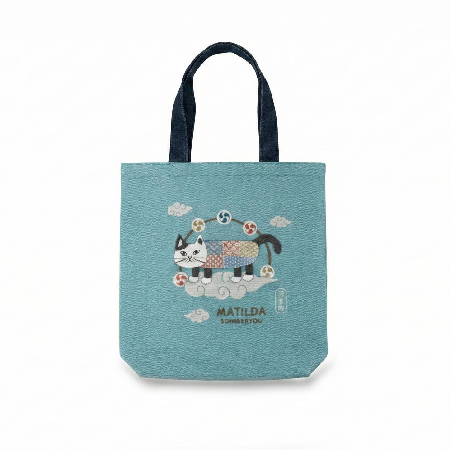 Kusuguru Japan 'Matilda-san' Canvas Everyday Tote Bag