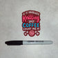 Knitting Sticker - Knitting & Coffee Addict: Count Me In