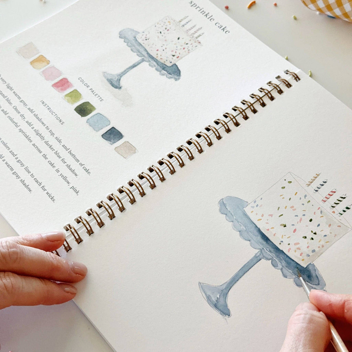 Celebrate watercolor workbook by Emily Lux