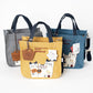 Kusuguru Japan | Signature Embroidered Cat 3-Way Canvas Bag