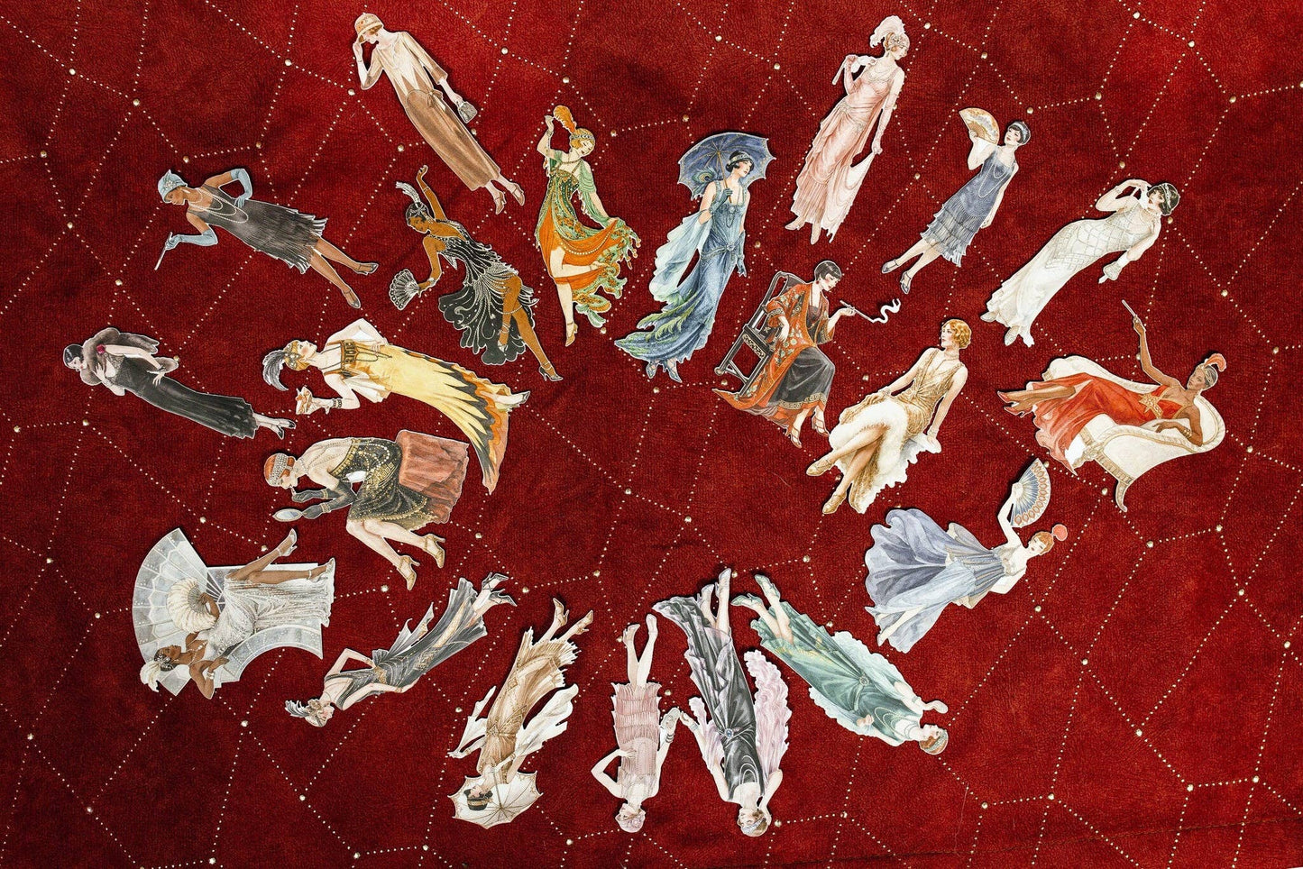 Women in Art Deco Sticker Pack