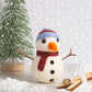 Snowman Mini Needle Felting Kit | Christmas Craft Kit